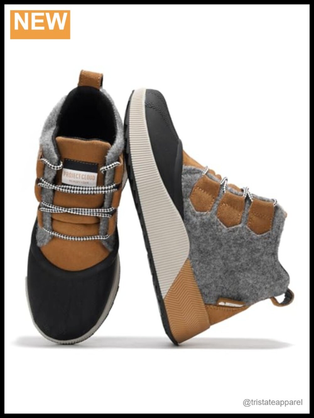 Waterproof Snow Boots Women Memory Foam Non-Slip Lace-Up Winter Shoes